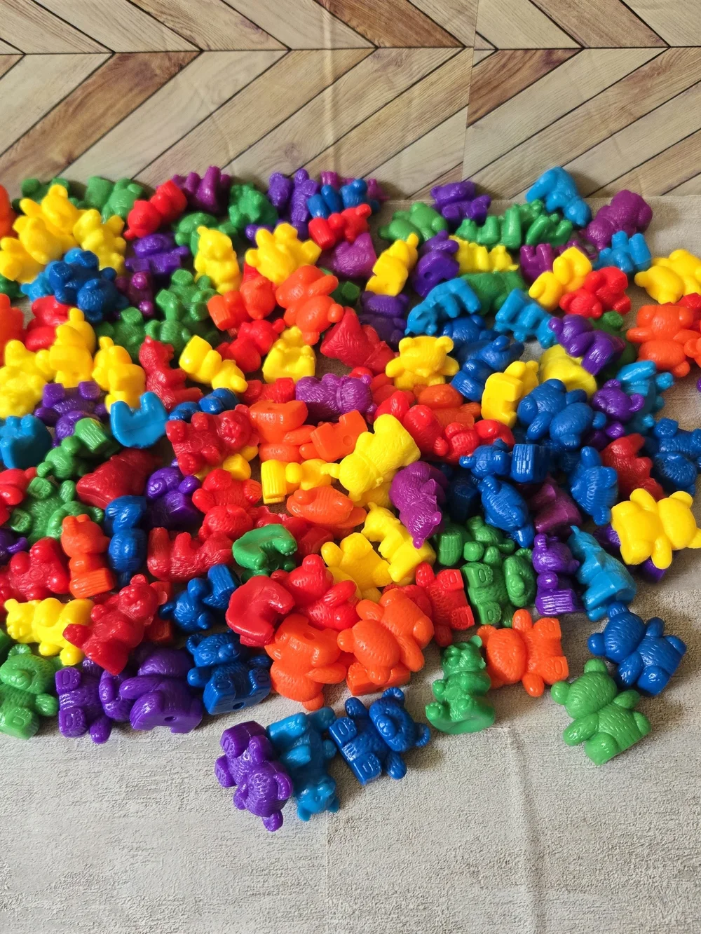 STEM Educational Math Counters Sorting Set Counting Bears Animals Stacking Cups